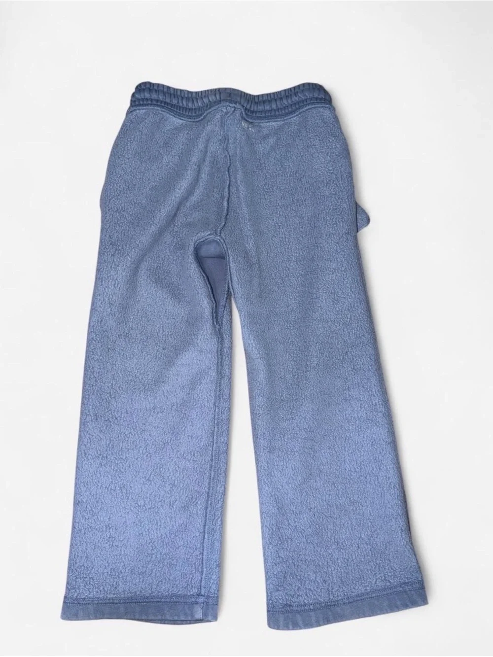 GAP Kids Wide-Leg Sweatpants in Dusty Blue